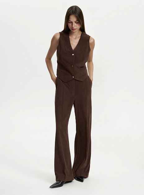 картинка Брюки вельвет коричневые от магазина ICNTPRY