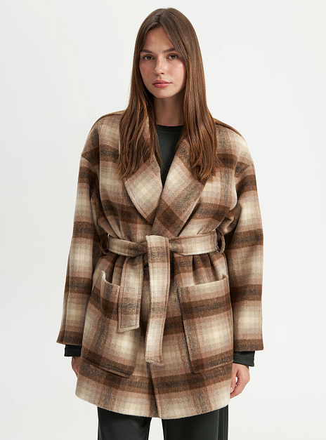 картинка Пальто SILVIA в клетку от магазина ICNTPRY