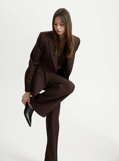 картинка Брюки классические шоколад от магазина ICNTPRY