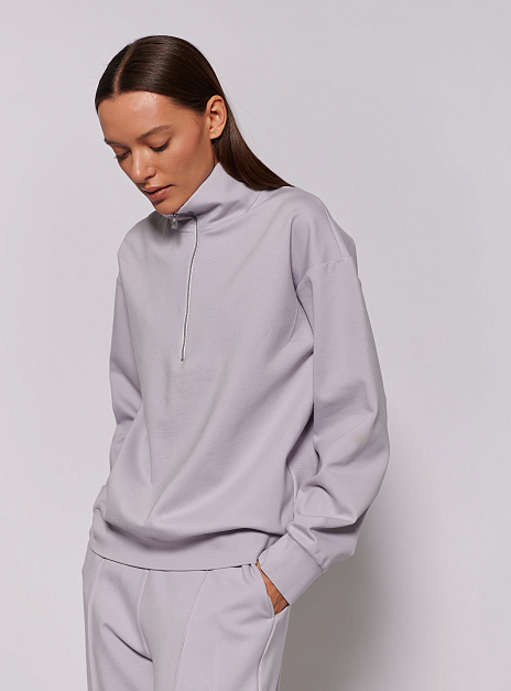 картинка Анорак на молнии светло-серый от магазина ICNTPRY