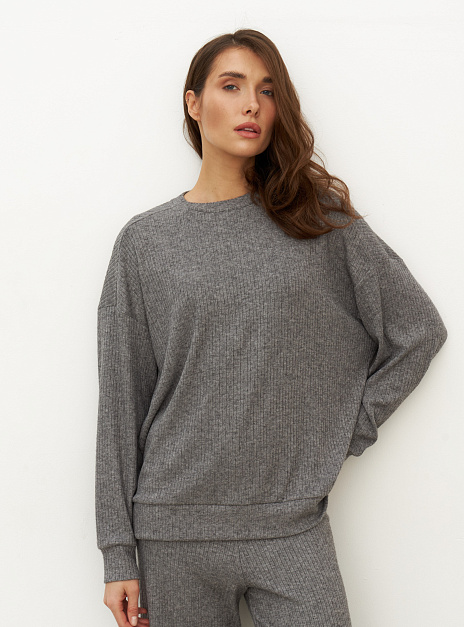 картинка Лонгслив трикотажный базальт от магазина ICNTPRY