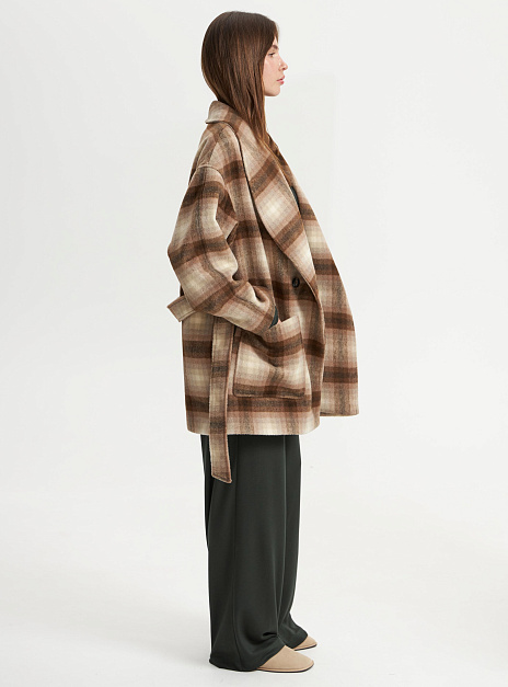 картинка Пальто SILVIA в клетку от магазина ICNTPRY