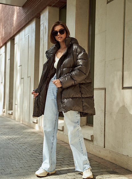 картинка Пуховик эко графит от магазина ICNTPRY