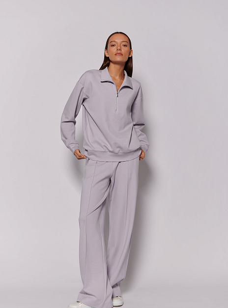 картинка Брюки широкие светло-серые от магазина ICNTPRY