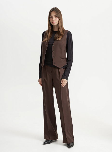 картинка Брюки классические шоколад от магазина ICNTPRY