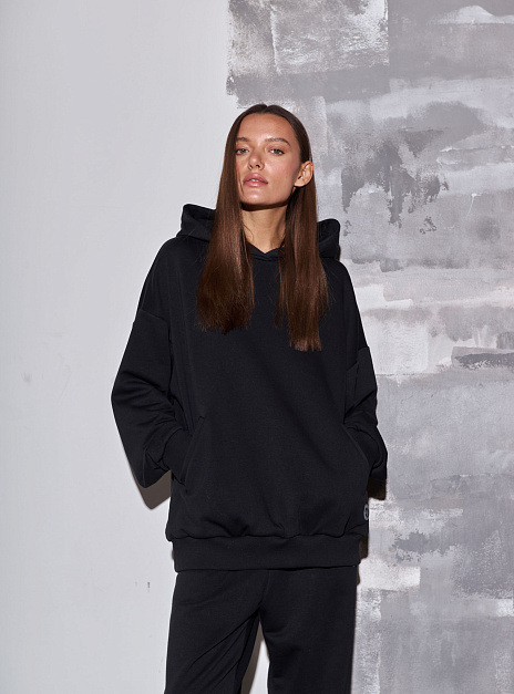 картинка Худи женское черное от магазина ICNTPRY