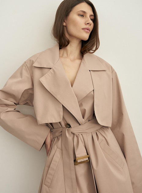 картинка Тренч оверсайз латте от магазина ICNTPRY