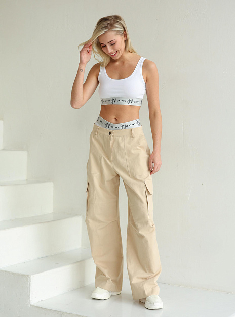 картинка Брюки карго бежевые от магазина ICNTPRY