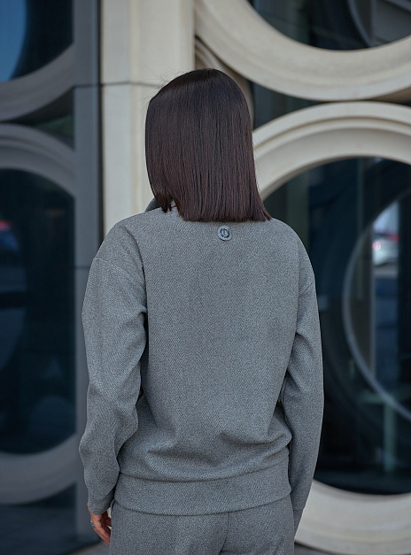 картинка Анорак на молнии твид серый от магазина ICNTPRY