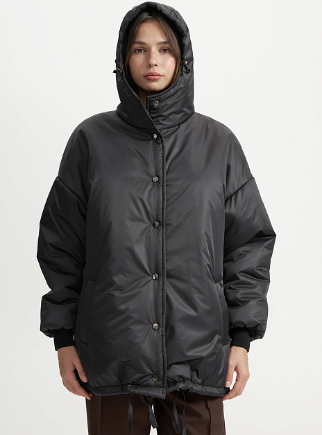 картинка Куртка с капюшоном черная от магазина ICNTPRY