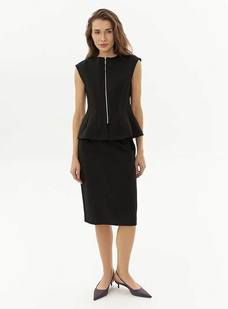 картинка Юбка прямая черная от магазина ICNTPRY