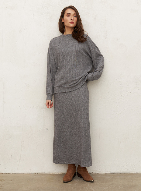 картинка Юбка трикотажная базальт от магазина ICNTPRY