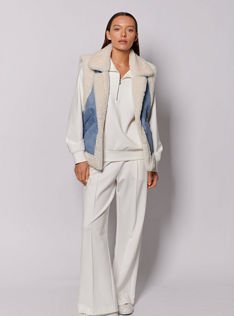 картинка Жилет мех деним от магазина ICNTPRY