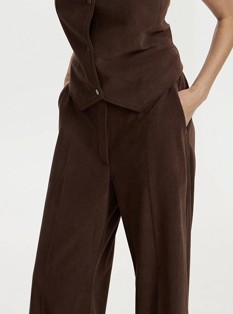 картинка Брюки вельвет коричневые от магазина ICNTPRY