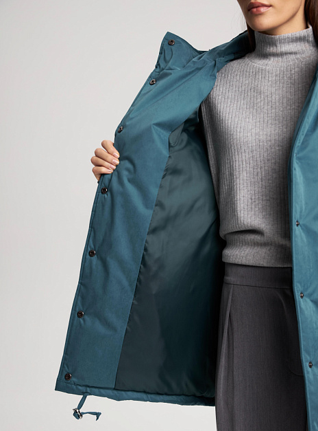 картинка Куртка с капюшоном зимняя морская волна от магазина ICNTPRY