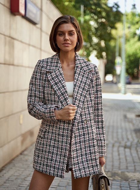 картинка Жакет двубортный красная полоска от магазина ICNTPRY