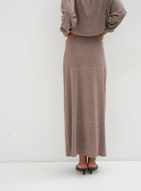 картинка Юбка трикотажная какао от магазина ICNTPRY