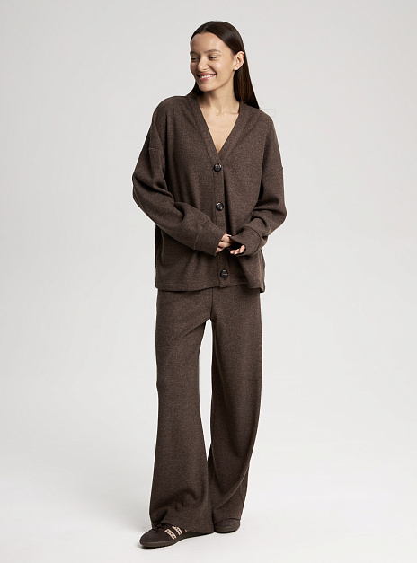 картинка Брюки трикотаж кофе от магазина ICNTPRY