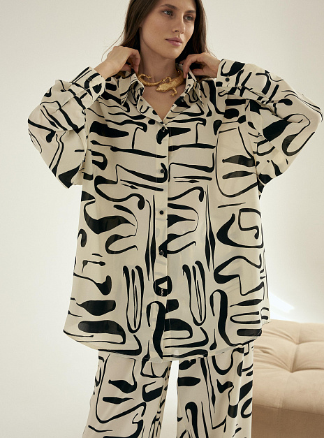 картинка Туника пижамная айвори от магазина ICNTPRY