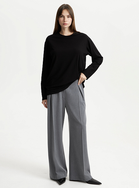 картинка Брюки женские палаццо серые от магазина ICNTPRY