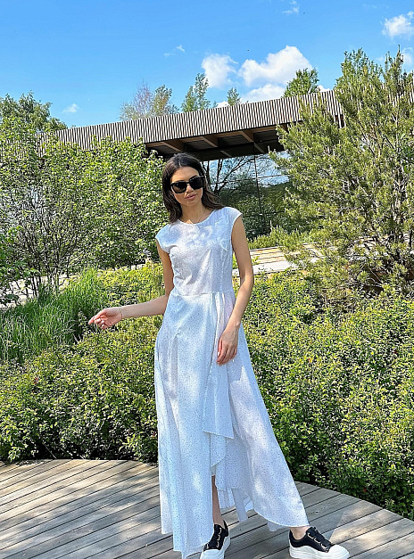 картинка Платье макси хлопок точка от магазина ICNTPRY