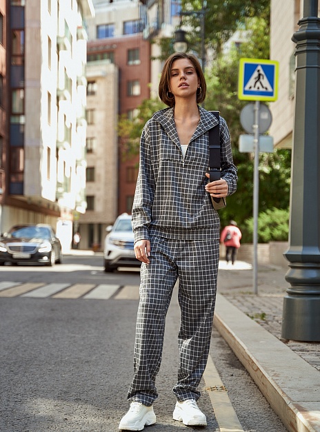 картинка Брюки серая клетка от магазина ICNTPRY