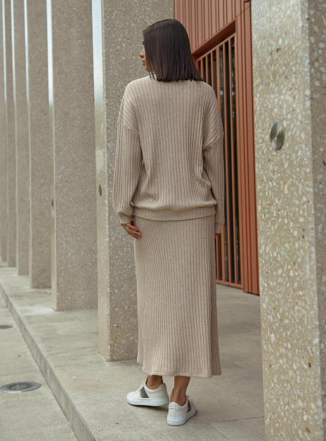 картинка Лонгслив трикотажный бежевый от магазина ICNTPRY