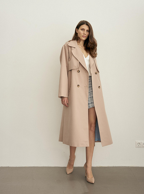 картинка Тренч оверсайз латте от магазина ICNTPRY