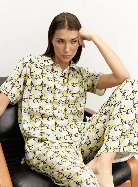 картинка Поло шелковое с принтом от магазина ICNTPRY